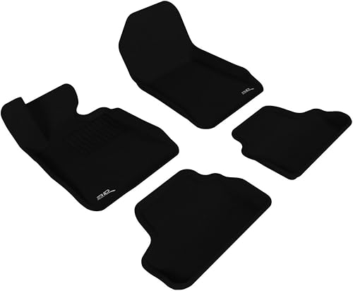 Miniatura 10 de 3D MAXpider tapete para piso, ajustable, para todo tipo de clima, para modelos selectos de BMW serie 3, de caucho de Kagu, Negro