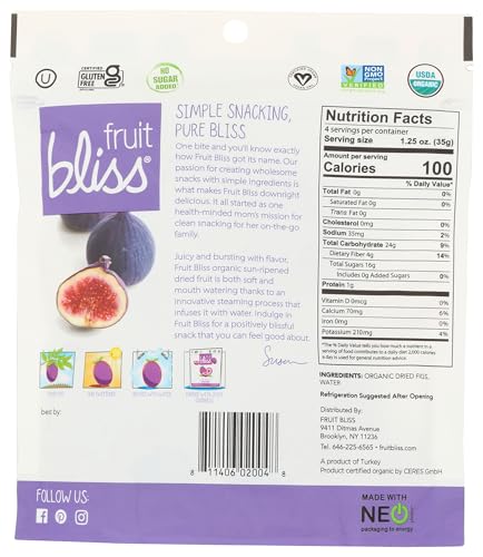 Fruit Bliss Organic Turkish Figs, 5 Oz - Image 3