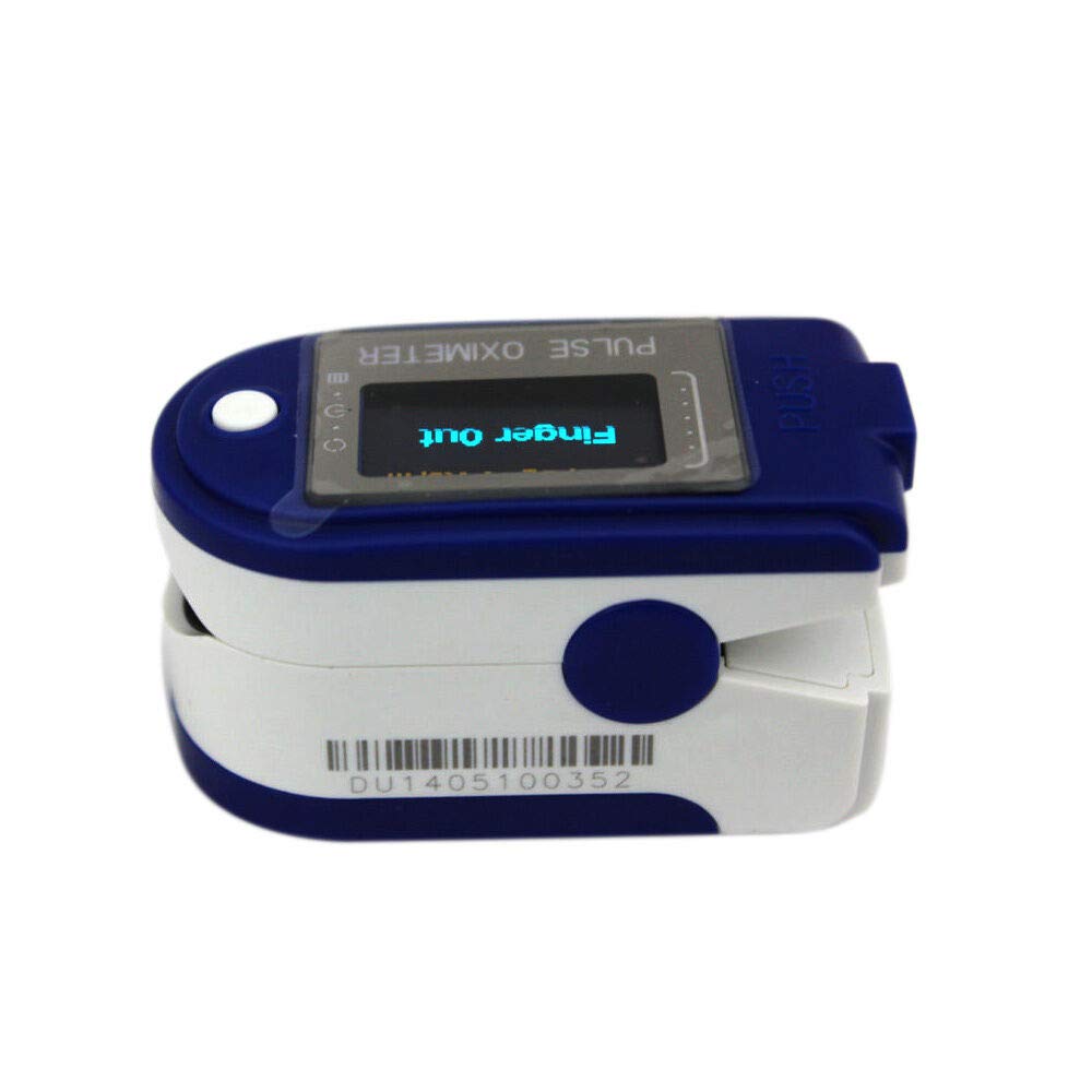 Sangeur de sang oxygène Testeur de pouls doigts oxygénés d'oxygène pour les doigts Pulsoxi Moniteur d'oxygène SPO2 Puls Fréquence cardiaque Moniteur Oxymètre 50D