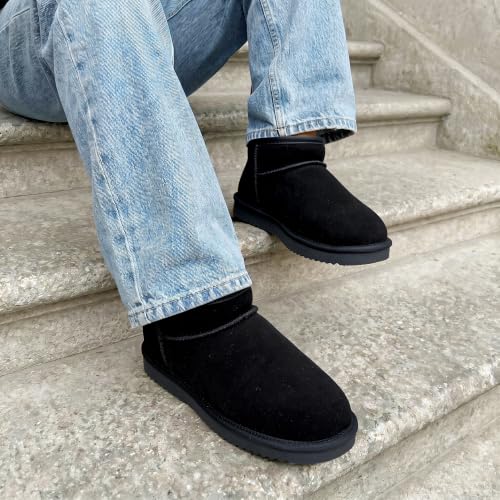 DREAM PAIRS Women's Outdoor Winter Ankle Boots,Black,5 - image 3