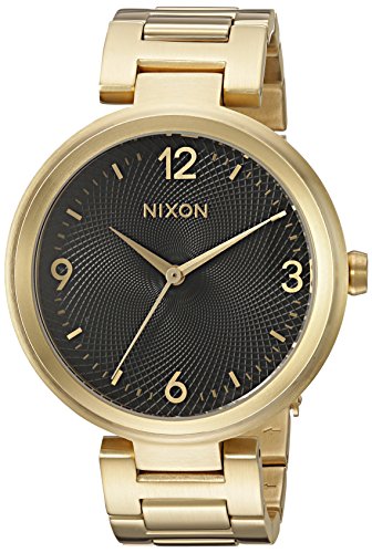 Nixon Women's 'Chameleon' Quartz Stainless Steel Watch, Color:Gold-Toned (Model: A991513-00)