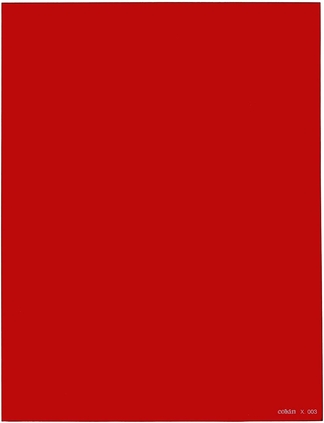 Cokin Square Red (X003) - 3 1/3-Stop for XL (X) Series Holder - 130mm X 130mm