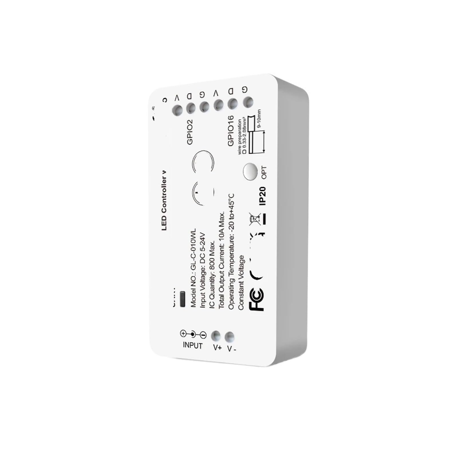 Contrôleur RGB IC de bande lumineuse LED pour ambiance de salon