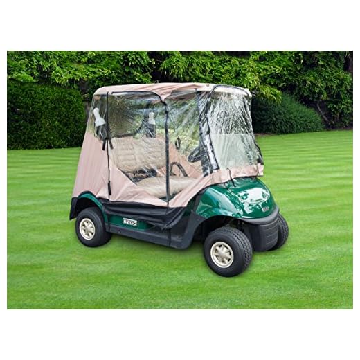 Golf Cart Covers 2 Seater - Tailored Protection For 2 Seat Golf Carts | Golf Accessories Trademark Innovations 7' Golf Cart Enclosure Cover for 2-Seater