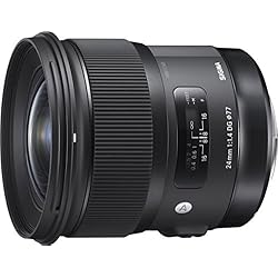 Objetivos Sigma Art Para Nikon Sigma 24 mm / F 1.4 DG HSM Art - Objetivo para Nikon, color negro