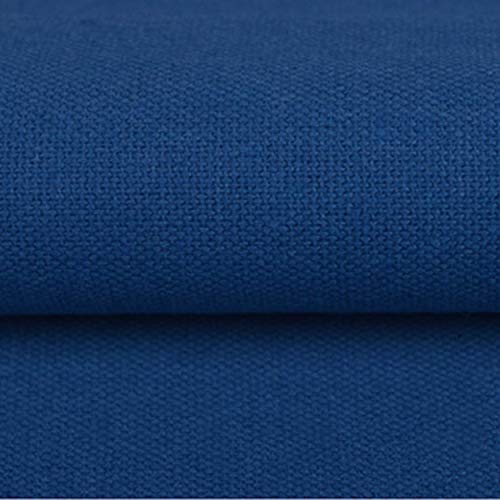 moonfarm 選べる19色 手芸用 綿 麻 カラー 生地 布 無地 単色 約幅1.5m×2m (青色)