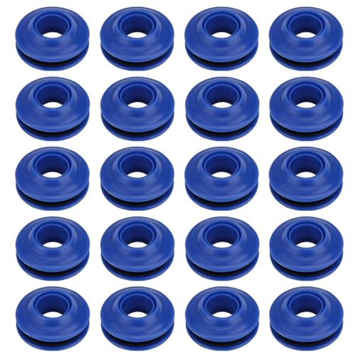 RAXLUPO 20 Pezzi Occhielli in plastica Occhielli in Plastica per Teloni Occhielli a Scatto autosigillanti Occhielli in Plastica Multiuso per Tende da Piscina Teloni Tende(27 x 27 x 11 mm)