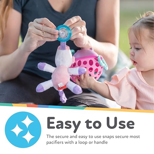 Image of Nuby Calming Natural Flex Snuggleez Pacifier with Plush Combo Set for Cuddling with Comfort, Alligator