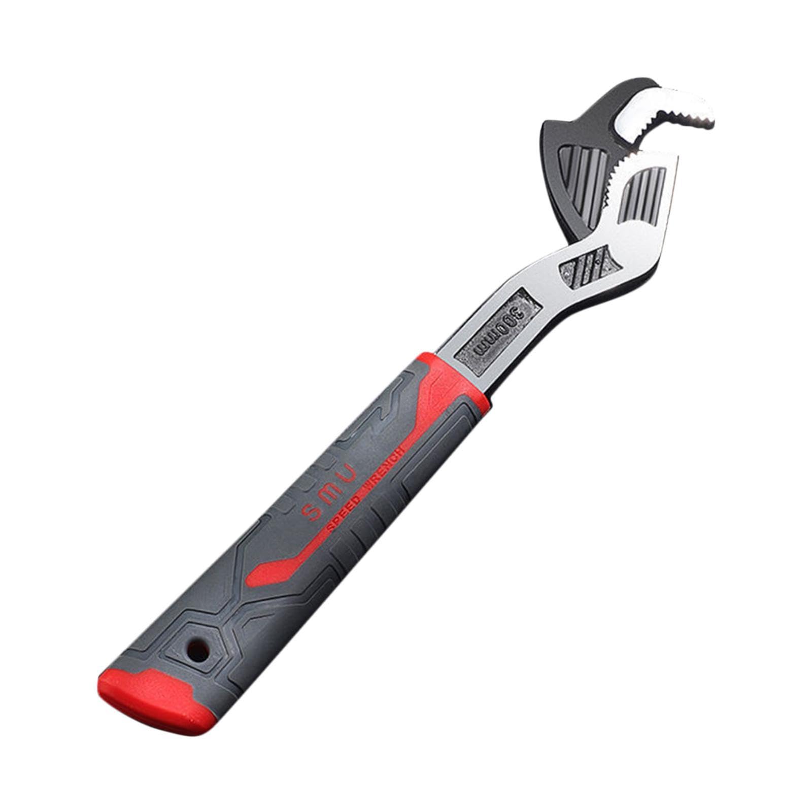 Self Locking Wrench Power Grip Pipe Wrench Alloy Steel Self Adjusting Wrench 12inch-image-6