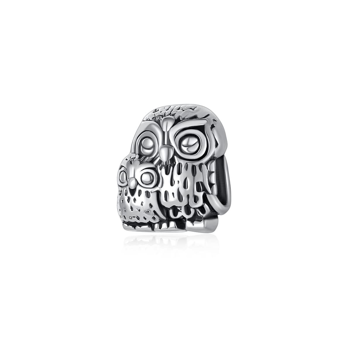 Jewelry Charming Owls Sterling Silver CharmWomen 925 Sterling Silver