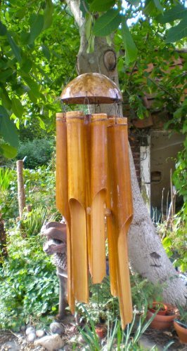Extra Large Fair Trade Bamboo Wind Chime from Bali