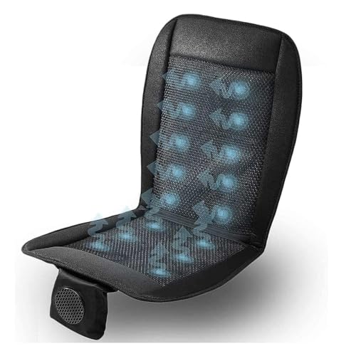 ZONETECH Cooling Car Seat Cushion - Black Automotive Adjustable Temperature Comfortable Cooling Car Seat Cushion (1 Pack)