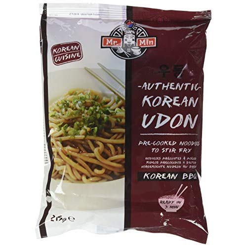  Mr Min Udon Sachet Korean BBQ 215 g Pack de 20
