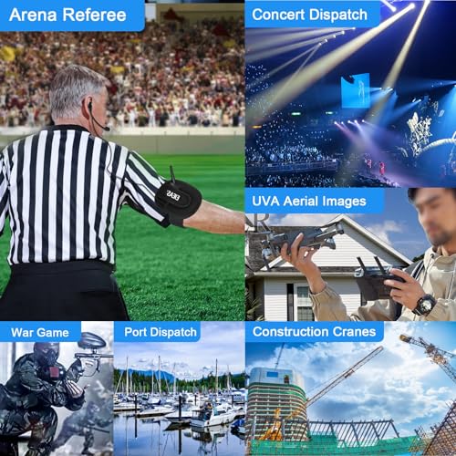 Arbitre intercom SolaMr V4C Plus contre le bruit du stade en match 2 pack - 4