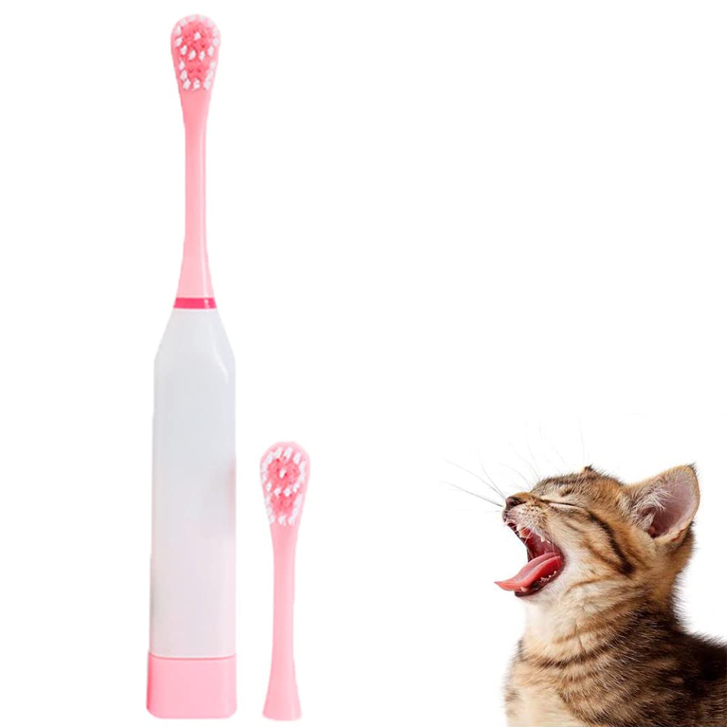 Brosse à dents électrique professionnelle for chien, technologie ultrasonique, brosse à dents for animaux de compagnie, ajout de tartre de mauvaise haleine for chiens et chats de petite, moyenne et gr