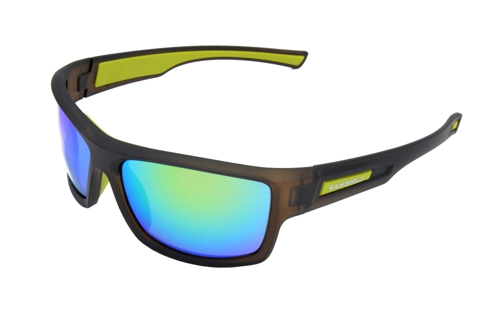 Gamswild Sonnenbrille WS6332 Sportbrille Skibrille Damen Herren Fahrradbrille Unisex | blau | grün | rot