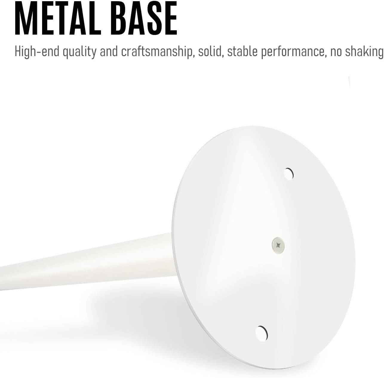 Outdoor Cigarette Butt Receptacle 43-inch White/Metals Standing Ashtray for Patio, Offices, Home, Restaurants, Backyard (White)