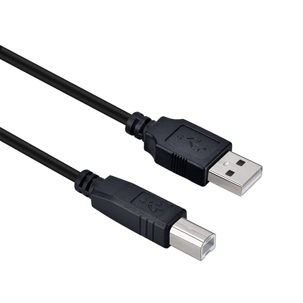 High-Speed 5ft USB Printer Cable by Mumo - 1.5 Meter Type A Male to B Male Cord Compatible with HP, Canon, Dell, Epson, and More