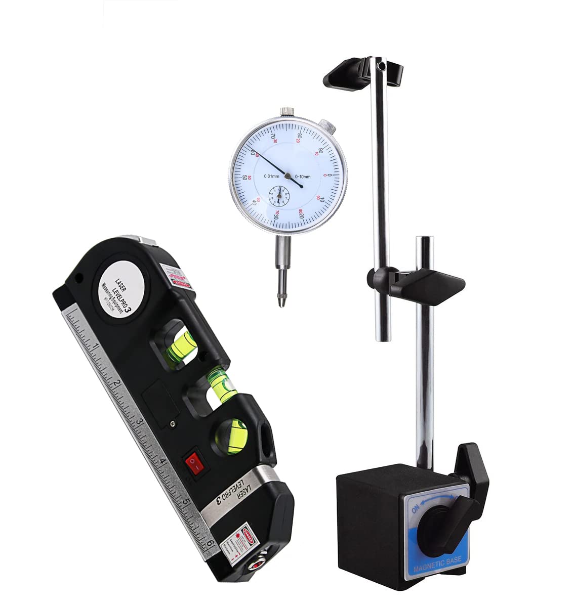 Digital Craft High Accuracy Dial Indicator Micrometer Precise Concentricity Measurement Instrument Tools Dial Gauge,Magnetic Stand,Laser Level (B0B8W12DD7) Amazon Price History, Amazon Price Tracker