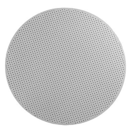 Genérico Filtro de Metal reutilizable acero inoxidable, compatible con cesta portafiltro una sola capa, 51/53/58, 5mm, doble, 1 ud(Single layer 58.5mm)