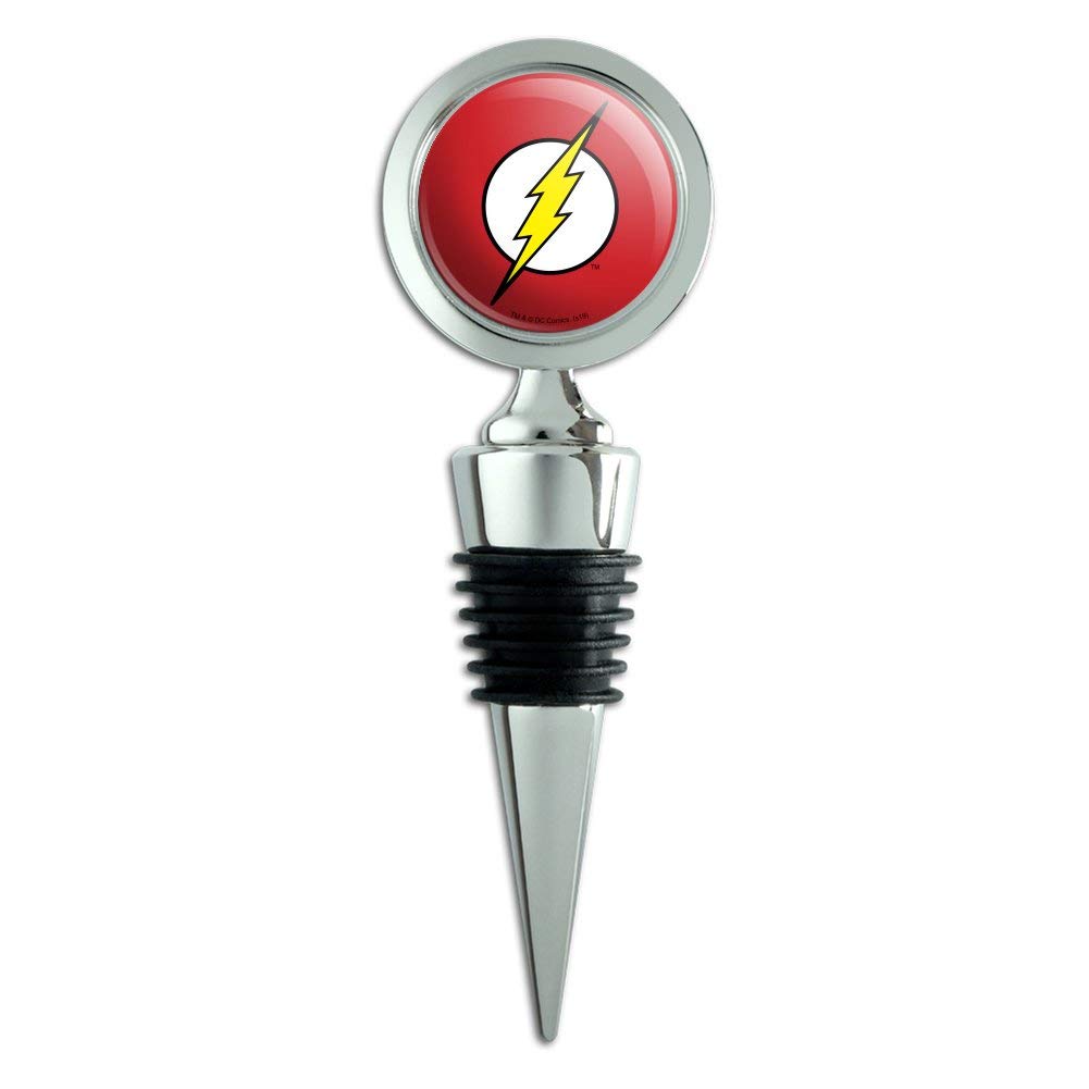 The Flash Lightning Bolt Logo Wine Bottle Stopper