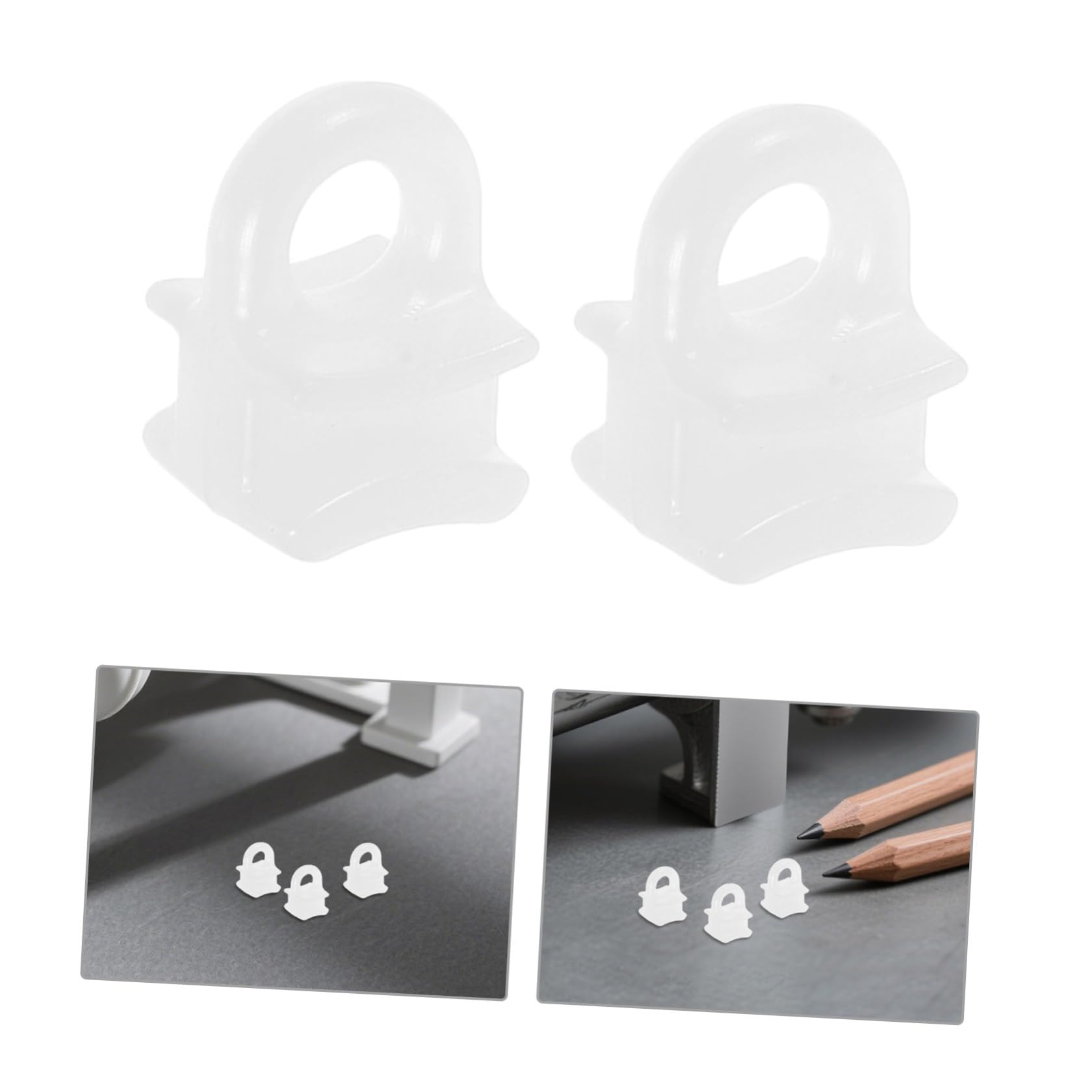 Ruote Facili e in 200 Bianca Plastica Tende per Binari Ganci Scorrevoli per Tende Oscuranti Compatibili da Installare per Miglioramenti Domestici