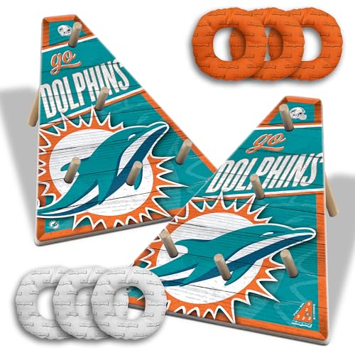 YouTheFan NFL Miami Dolphins RingBag sac de lancer de bagues pour fans