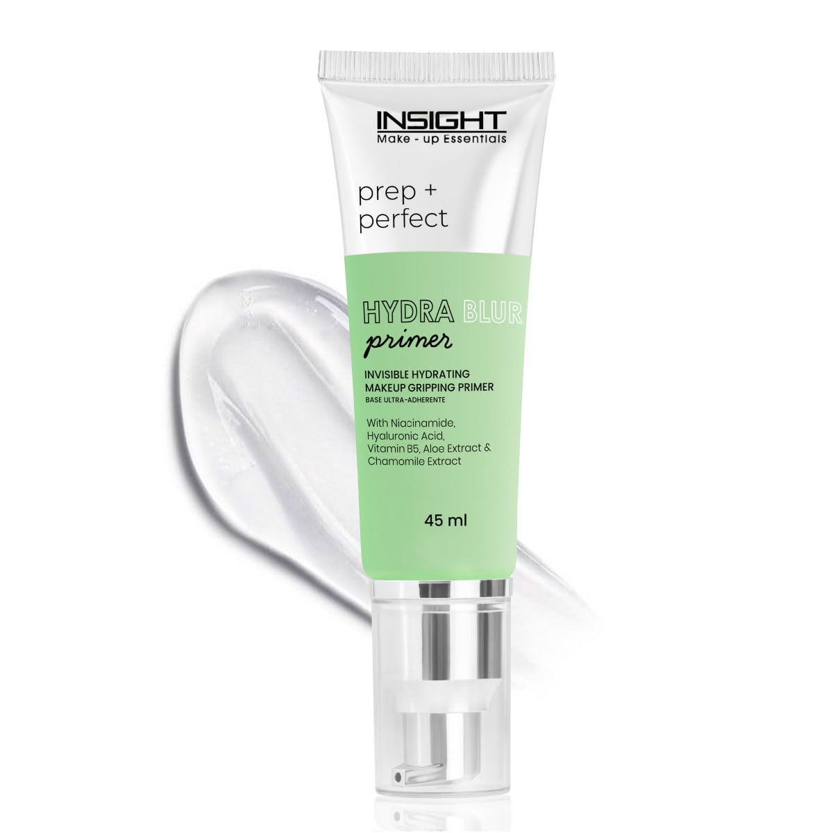 INSIGHT Hydrablur Primer| Lightweight| Silicone-Free| Water-Based| Hydrating & Smoothing| Enriched with Niacinamide| Hyaluronic Acid| Acne-Prone| Non-Greasy| Fast-Absorbing Primer| All Skin Types - 45gm-image-37