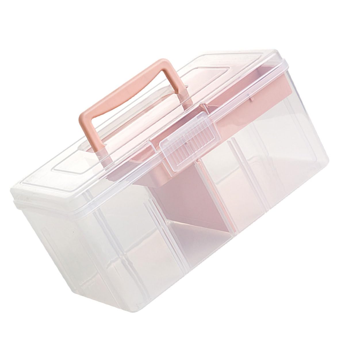 Boîte de rangement transparente pour éviter le désordre en couture