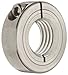 Ruland MTCL-30-3.5-SS One-Piece Clamping Shaft Collar, Threaded, Stainless Steel, Metric, 30mm-3.5 Bore, 54mm OD, 15mm Width