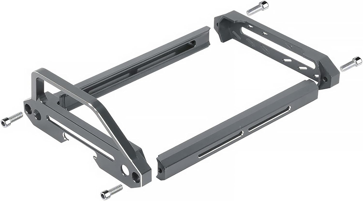 アルミニウム合金RCリモートラジオコントローラーブラケットホルダー 送信機プロテクターフレーム Flysky Noble NB4 P