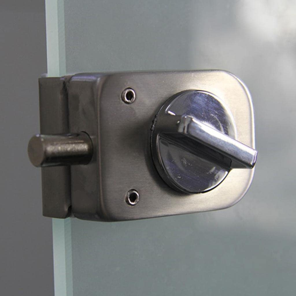 Set di 3 pomelli rotanti per serratura della porta in vetro, apri/chiudi, per la casa