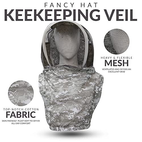URBANBEE Imkerhut Imkerschleier Bienenschutzhut Imkerkleidung veil beekeeping hat bienenschutz hut Atmungsaktiver… – Bild 3