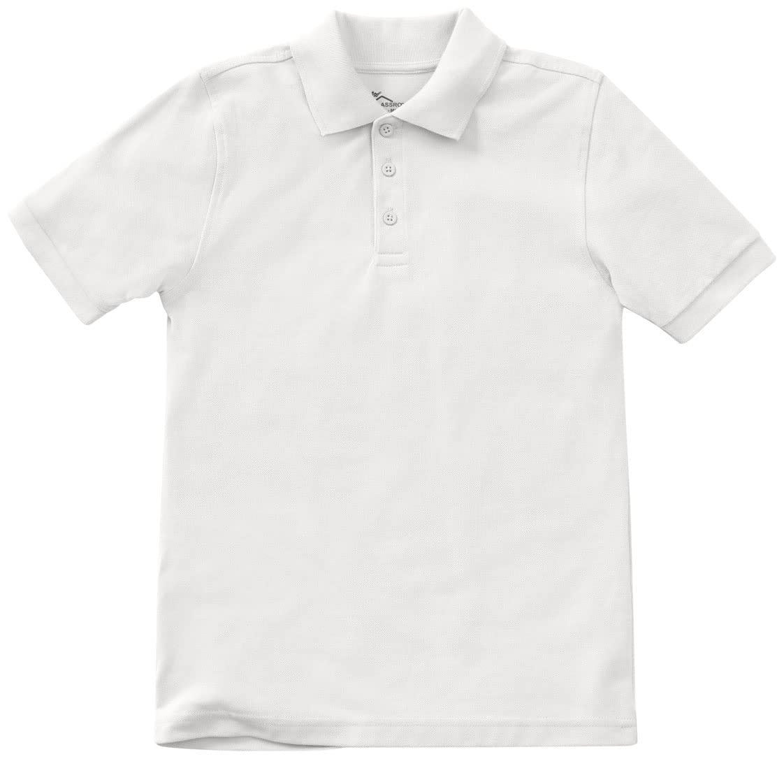 Classroom School Uniforms Adult Short Sleeve Pique Polo 58324