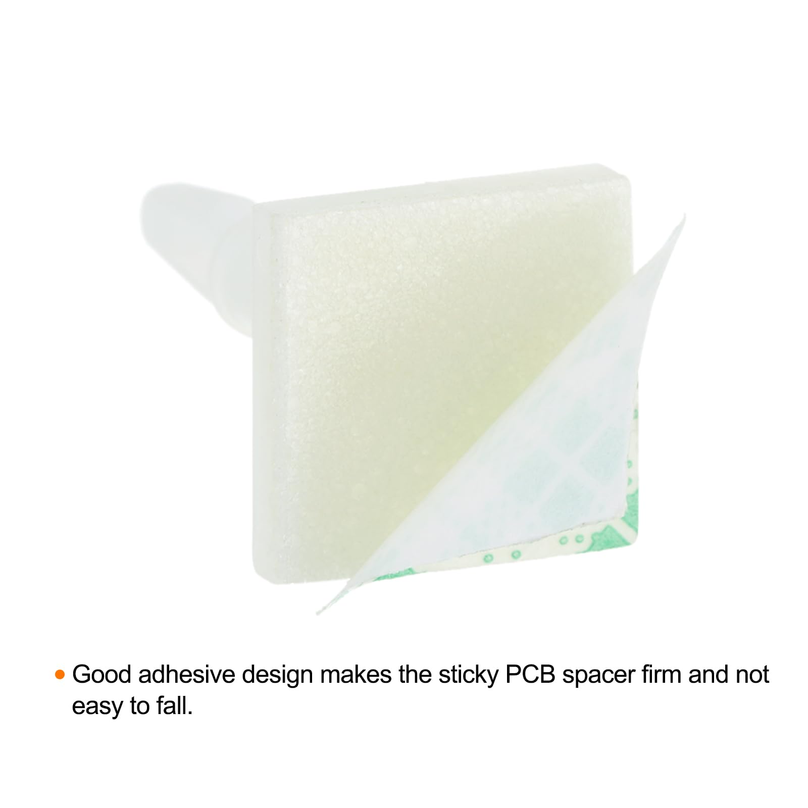 PATIKIL PCB Support Spacer, 200Pack 40mm/1.6″ Supporting Height Column Pcb Standoff Isolation Board Stand Cylinder Plastic Support For Pcb Pc Board Clear