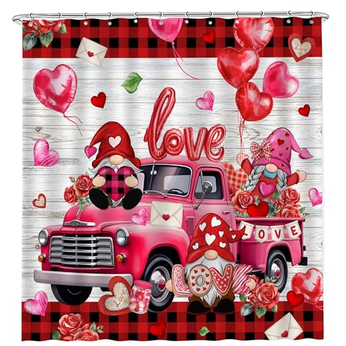 Unibyby Valentines Day Shower Curtain, Valentine...