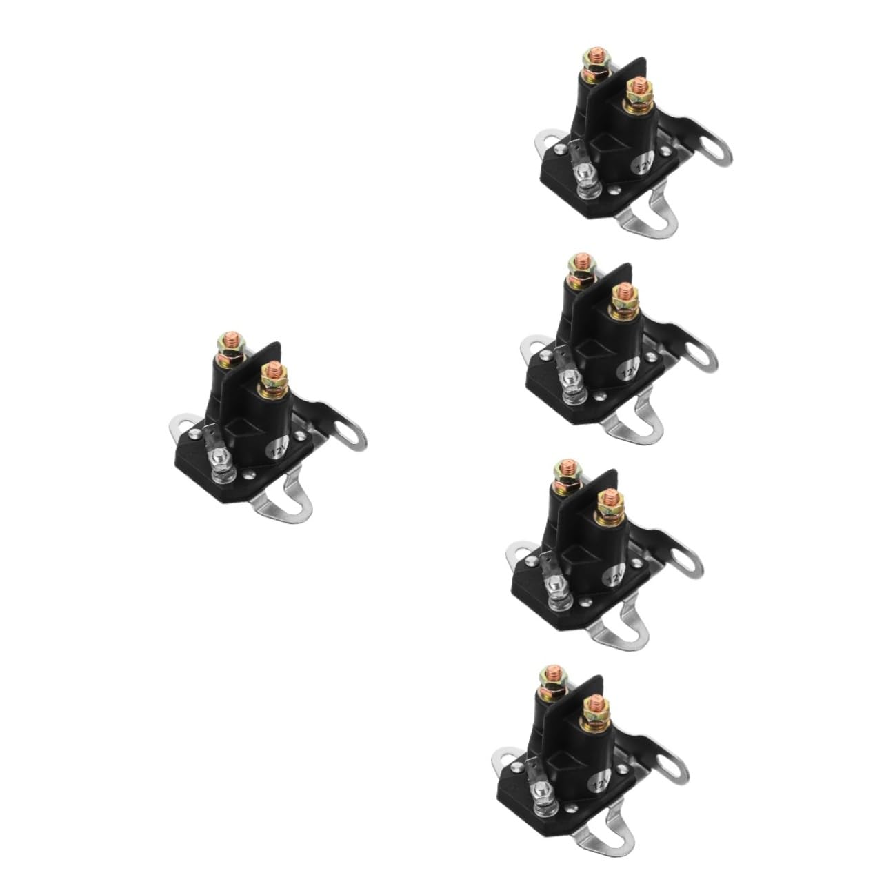 ifundom 5 Piezas De Arranque del Motor De Cortacésped Solenoides De Relé De Arranque Solenoide De Repuesto Relé De Solenoide De Arranque De Cortacésped Solenoide De Arranque De
