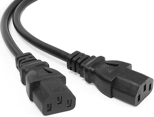 Miniatura 3 de Paquete de 2 cables de cable adaptador de corriente C14 a 2 x C13 para servidor UPS