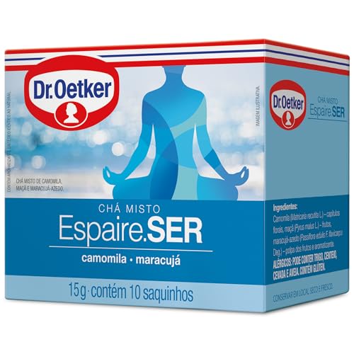 Chá Misto Espaire Ser Com 10 Unidades Dr Oetker 15g