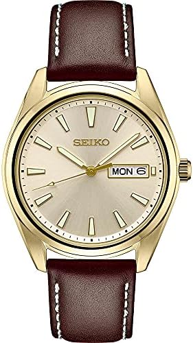 SEIKO Watch for Men - Essentials - with Day/Date Calendar, LumiBr...