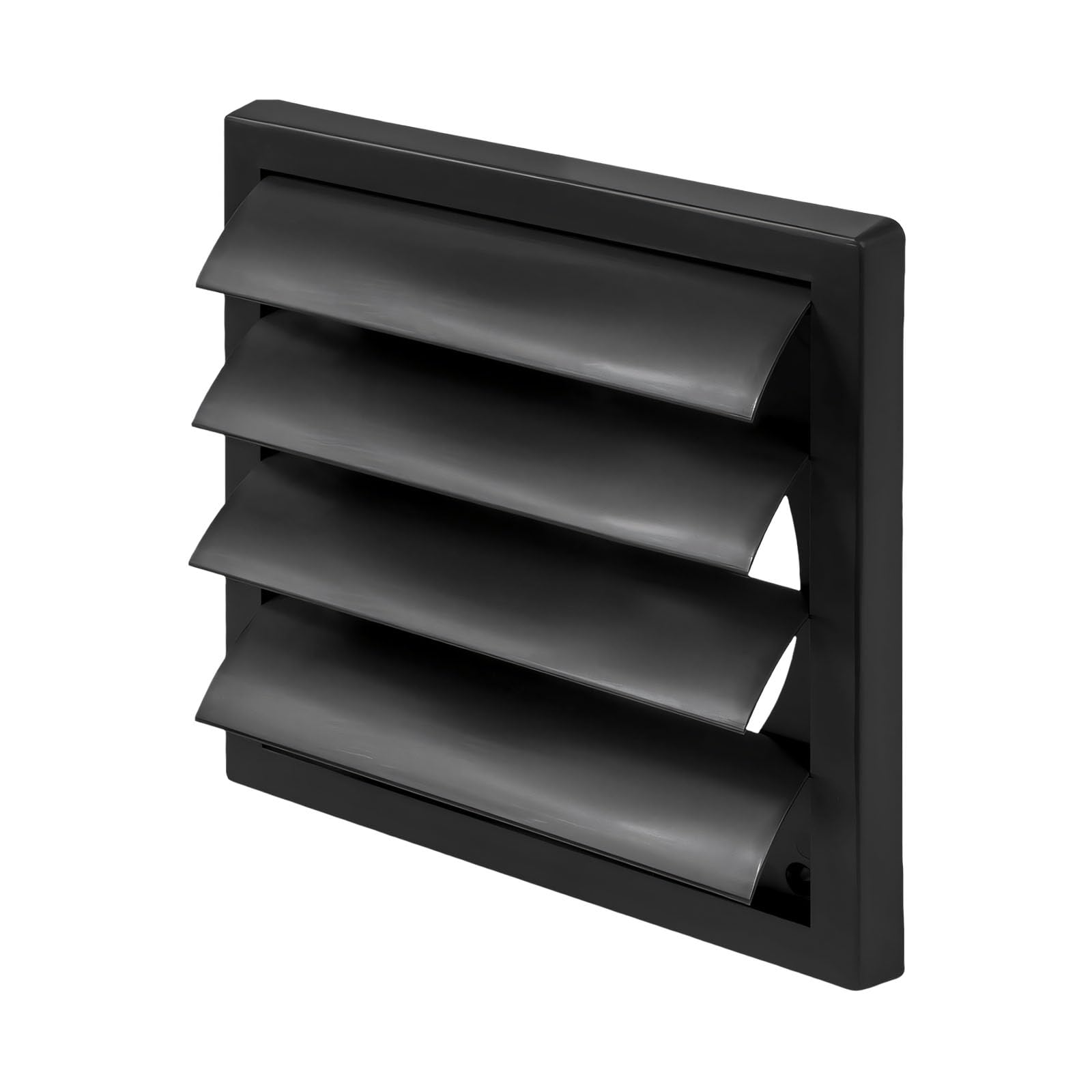 Laikoutd 6 Inches Upgrades Dryer Vent Cover With Louvered Grille & Flanges Outdoor Dryer Vent Hoods Abs For Weatherproof Protect Hailstorm Proof Outlet