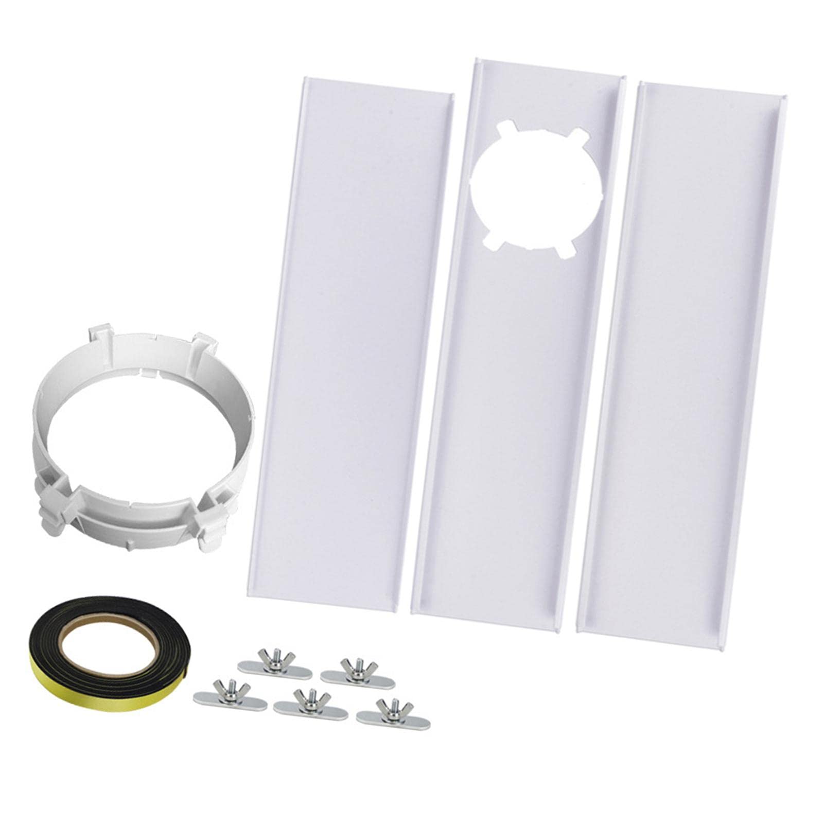 Buy Qihuyi 3 Pcs Portable AC Sliding Door Vent Kit Portable Air Conditioner Window Door Kit