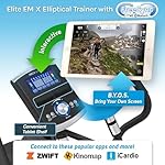 3G Cardio Elite EM X Elliptical Trainer Machine with 18”- 23” Adjustable Stride, Small Space Saving 49.2” Footprint, FreeSync™ FTMS Smart HD Connectivity, 350LB Max Weight, 5 Year Parts Warranty. - Image 3