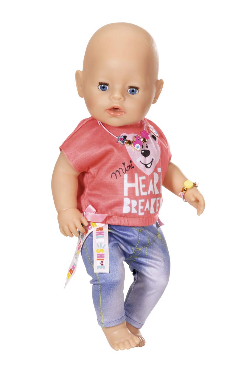 Zapf Creation 828809 BABY born City Fashion Set Puppenkleidung 43 cm, 12-teiliges Set