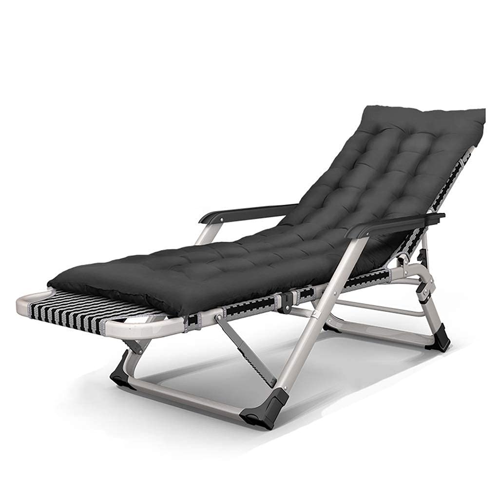 Chaises longues zero gravity en acier renforcé et textoline XL