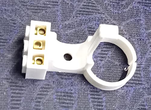 Image of Ceiling Fan Capacitor Clamp White (3Pcs)