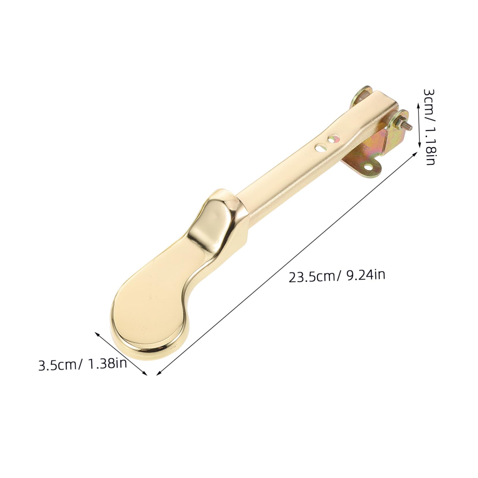 Pedale Sustain per Pianoforte Verticale in Metallo Oro, 3 Pezzi | Design Doppio Foro, Compatibilità, Accessori per Musicisti Professionisti