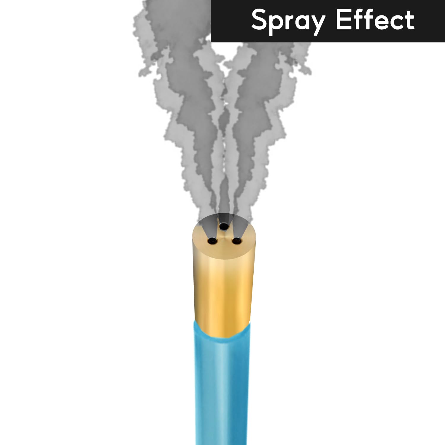 Przebzes Aerosol Can Extension Front Spray Nozzle Set, 23 Inches Hose, Adapter, Work with Male & Female Caps or Valves, Fits for Rust Corrosion Fluid Film Protection Aerosol Can