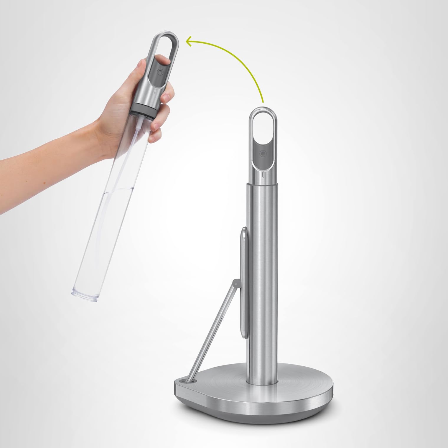 Amazon.com - simplehuman Paper Towel Holder with Spray, All-in-One