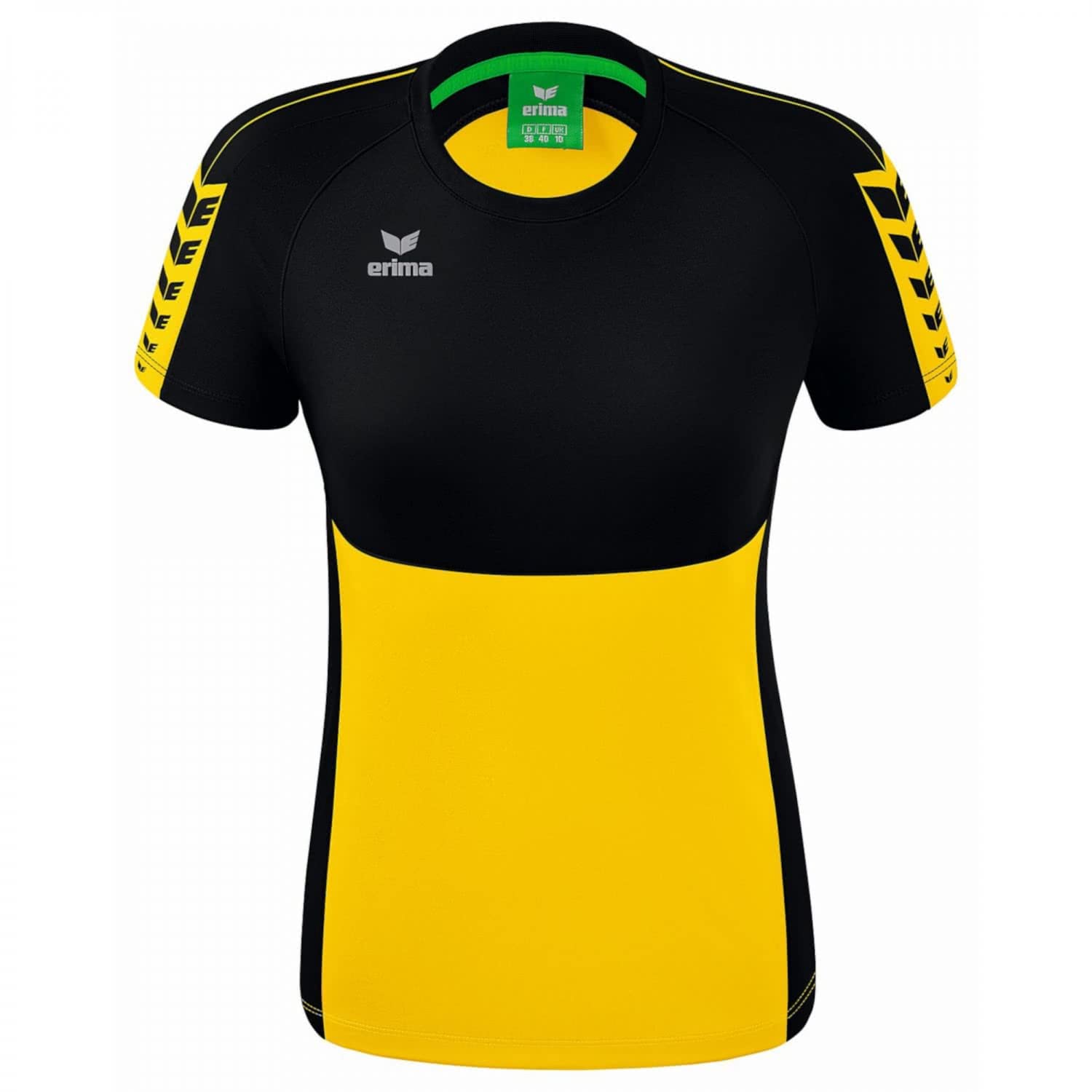 Erima Women's Six Wings Functional T-Shirt, Yellow, 42
